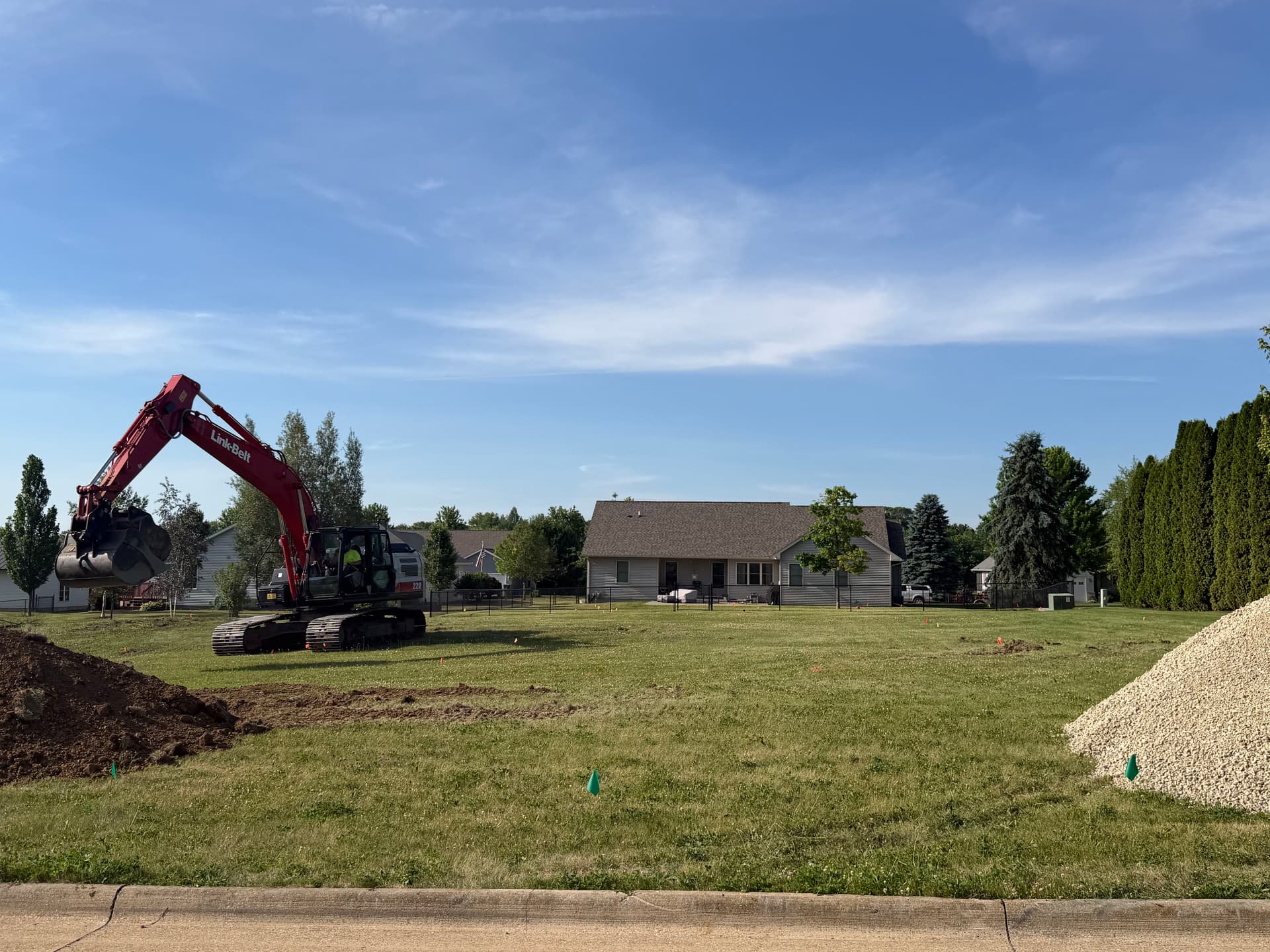New Home Foundation Work Underway in Mechanicsville Iowa image