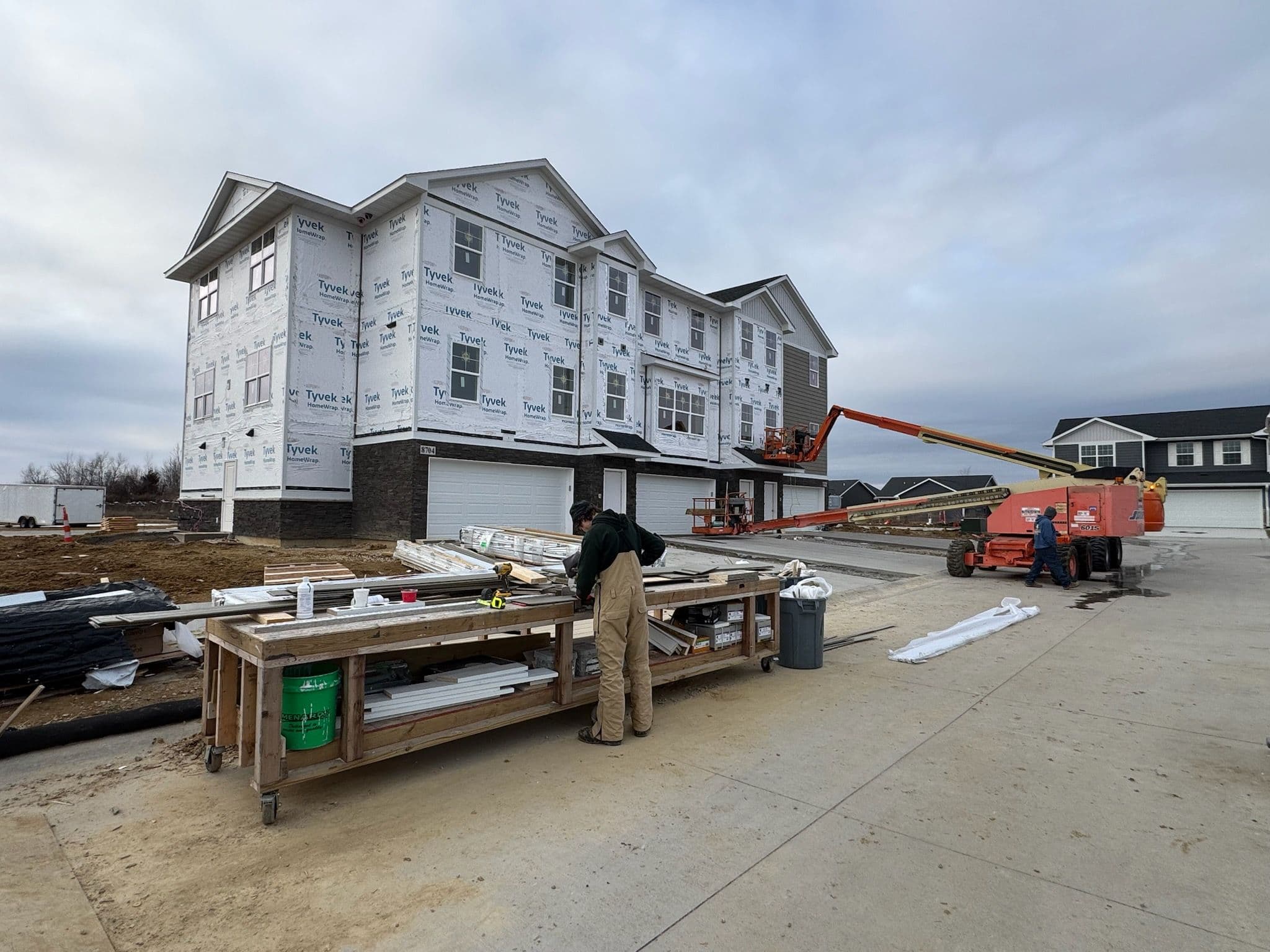 Project Siding Installation at Big Ben Townhomes in Cedar Rapids image