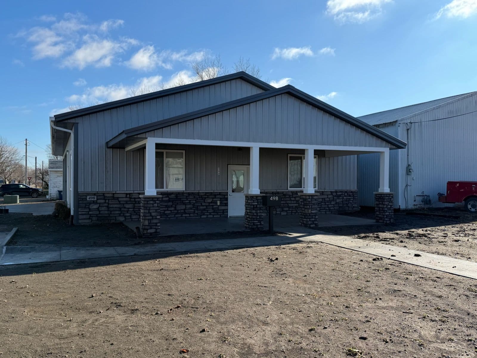Stylish Porch Addition in Marengo Iowa image